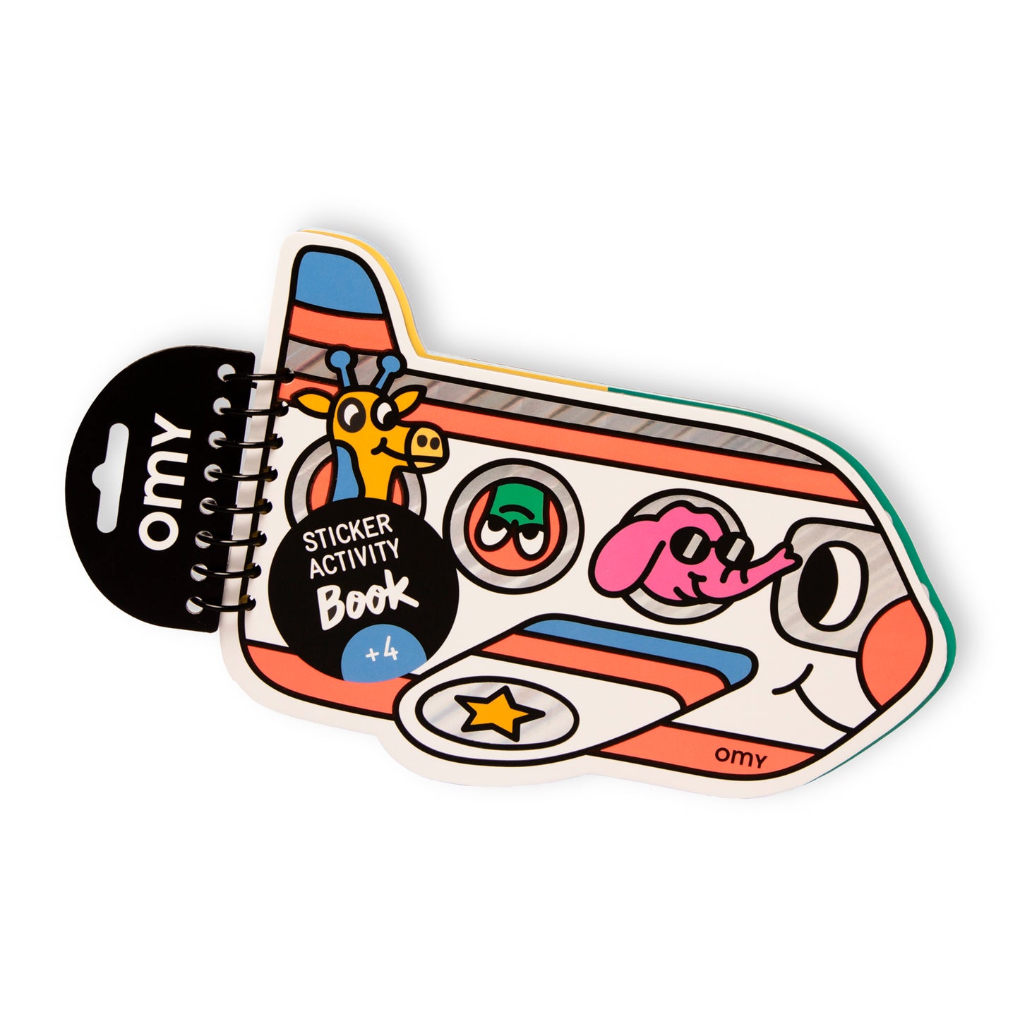 Sticker Activity Notebook Plane