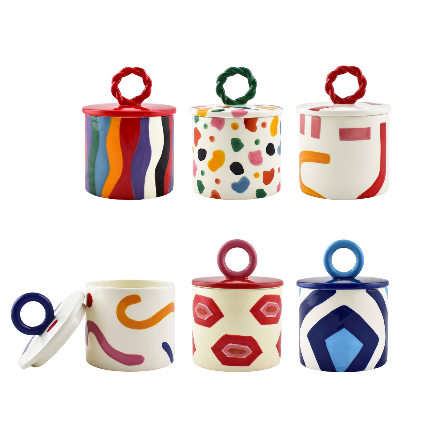 Storage jars Monica & Veronica