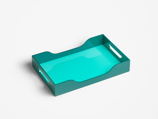 Laquered Tray Green