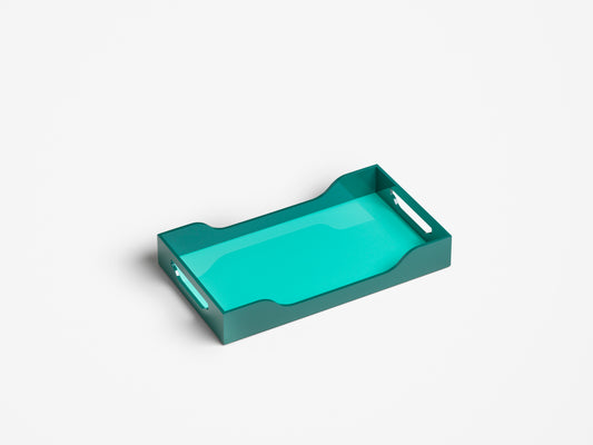 Laquered Tray Green